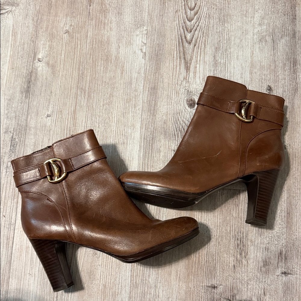 Ralph Lauren Mandy Boots brown